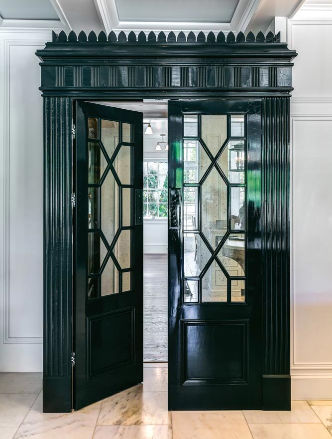 virginia tidewater kitchen door millwork detail