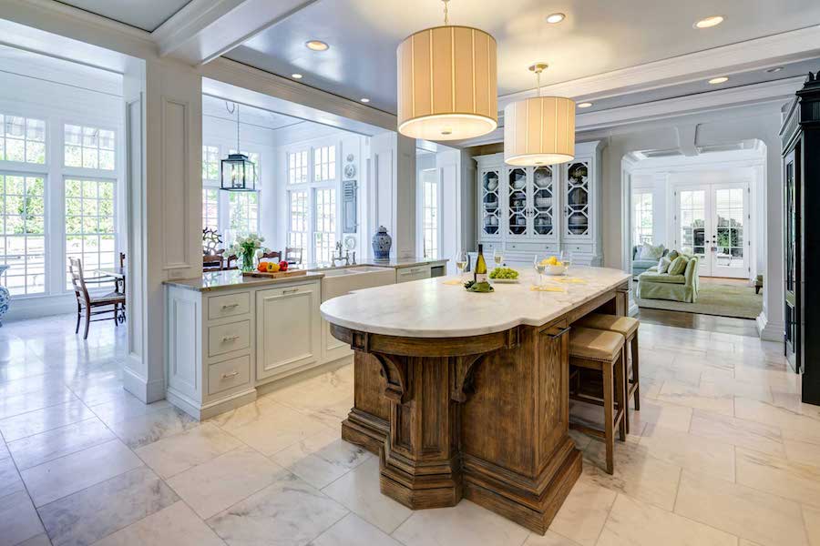 virginia tidewater updated kitchen and expanded breakfast sunroom